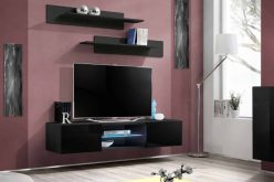 Szafka RTV wisząca 160 cm ALPINA - piękne kolory połysk do wyboru 2