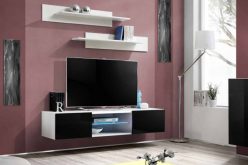 Szafka RTV wisząca 160 cm ALPINA - piękne kolory połysk do wyboru 4