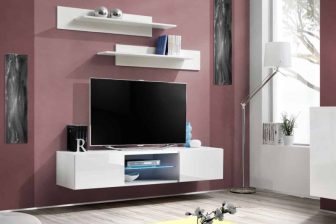 Szafka RTV wisząca 160 cm ALPINA - piękne kolory połysk do wyboru