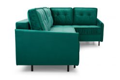 Srebrny narożnik z dużą powierzchnią spania AVANTI 5