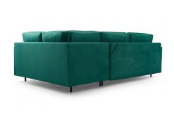 Srebrny narożnik z dużą powierzchnią spania AVANTI 9