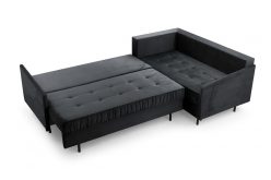 Srebrny narożnik z dużą powierzchnią spania AVANTI 18