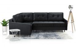 Srebrny narożnik z dużą powierzchnią spania AVANTI 13