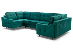 Złoty narożnik U z dużą powierzchnią spania AVATAR U 4