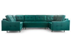 Złoty narożnik U z dużą powierzchnią spania AVATAR U 6