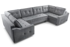 Złoty narożnik U z dużą powierzchnią spania AVATAR U 12