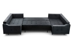 Złoty narożnik U z dużą powierzchnią spania AVATAR U 17