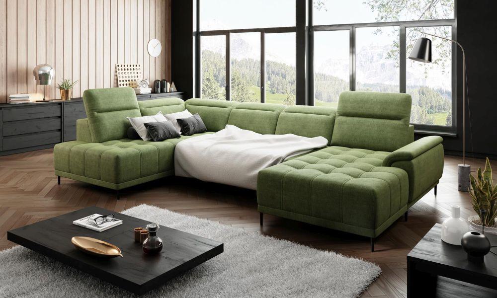 Ogromny oliwkowy narożnik