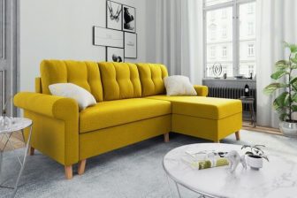 Żółta rogówka do salonu