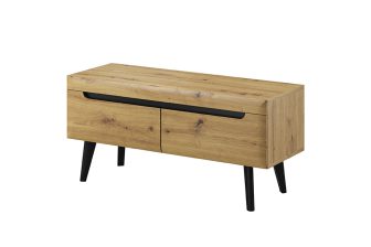 Mała szafka RTV w stylu skandynawskim NORI 107 cm