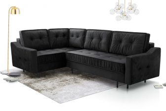 Nowoczesny narożnik wypoczynkowy z funkcją spania