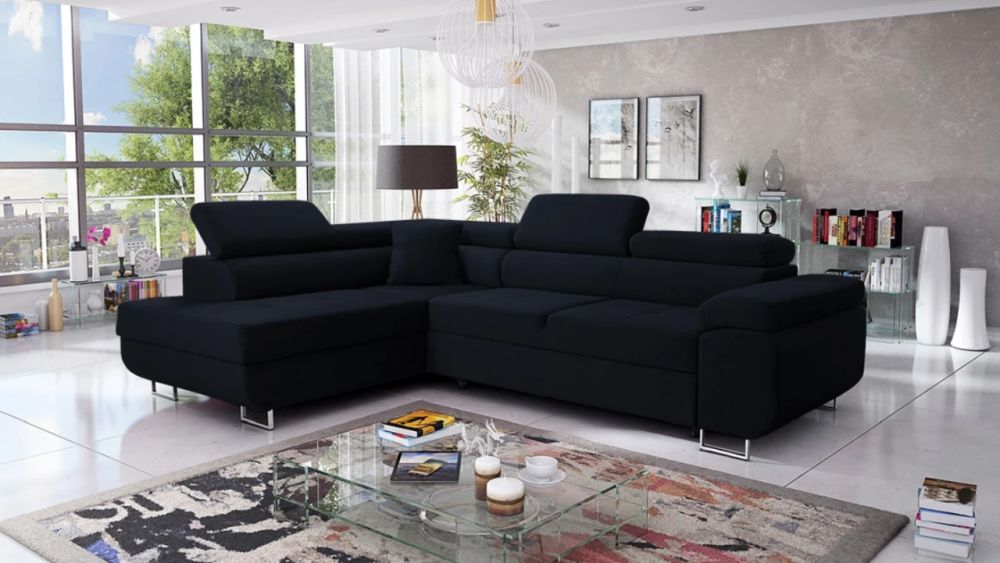 Do jakich wnętrz polecane są czarne narożniki? ?️ 7