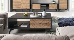 Ława z dekorem ze schowkiem DORATO