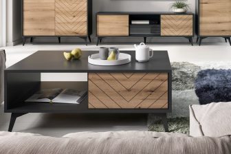 Ława z dekorem ze schowkiem DORATO