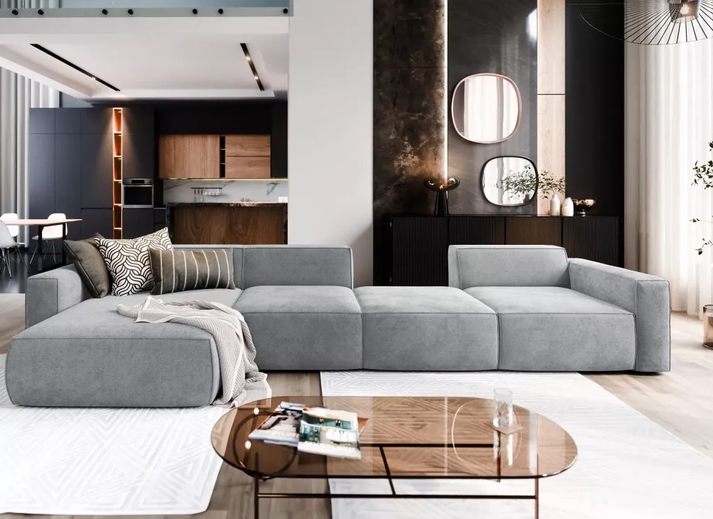 Luksusowe sofy narożne do salonu