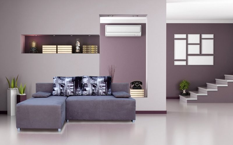 Mały narożnik 200x140 z funkcją spania w salonie