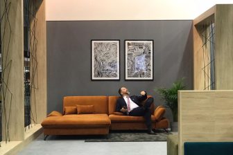 Nowoczesny narożnik lewy z funkcją spania