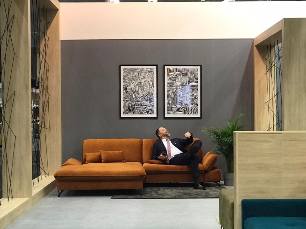 Nowoczesny narożnik lewy z funkcją spania