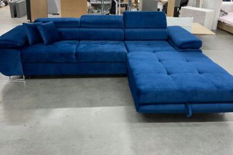 Granatowy narożnik od producenta meblearkadius.pl