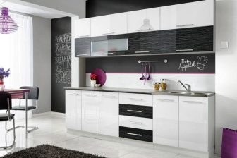 Kuchnia biało czarna