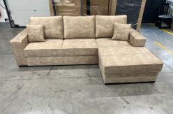 Narożnik musztardowy z funkcją spania LUPO 17