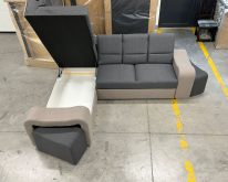 Narożnik z pufami z funkcją spania WIKULA 20