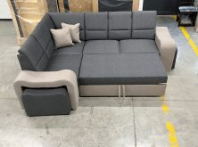 Narożnik z pufami z funkcją spania WIKULA 21