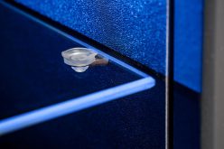 Nowoczesne wiszące meblościanki z kominkiem elektrycznym - wybór kolorów FIRE 5