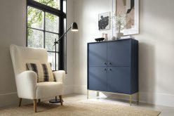 Komoda beżowa loft MAROCO 4D 104cm - dostępna także granatowa 1