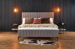 Łóżko tapicerowane ze stelażem 160x200 FRANCESCA 4