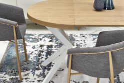 Stół okrągły rozkładany 100-250 cm PERONI 15