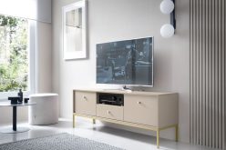 Wielokolorowe szafki RTV 154 cm MAROCO - piękne kolory do wyboru granatowa / beżowa 4