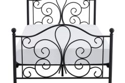 Łóżko metalowe 120 cm czarne lub białe PANAMA 10