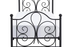 Łóżko metalowe 90 cm białe lub czarne PANAMA 4