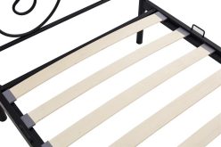 Łóżko metalowe 90 cm białe lub czarne PANAMA 8