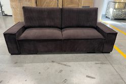 Duża kanapa sztruksowa rozkładana z głębokim siedziskiem COMFORT 18