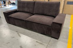 Duża kanapa sztruksowa rozkładana z głębokim siedziskiem COMFORT 19