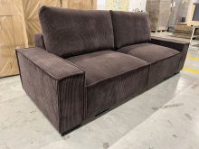 Super miękka kanapa sztruksowa nierozkładana COMFORT 2 47