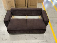 Super miękka kanapa sztruksowa nierozkładana COMFORT 2 49