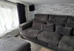 Super miękka kanapa sztruksowa nierozkładana COMFORT 2 9