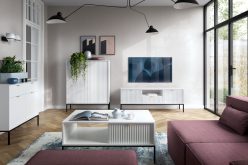 Konsolka na metalowych nóżkach z modnym wzorem NORTH dużo kolorów 13