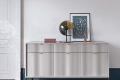 Duża komoda industrialna loft NORTH 154cm 3D3SZ 1