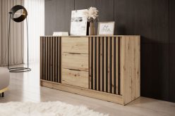 Duża komoda z lameli 3 szuflady 155cm 2D3SZ - do wyboru modne kolory 5