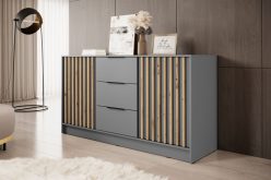 Duża komoda z lameli 3 szuflady 155cm 2D3SZ - do wyboru modne kolory 6