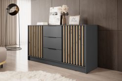 Duża komoda z lameli 3 szuflady 155cm 2D3SZ - do wyboru modne kolory 7