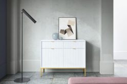 Komoda loft industrial 104cm NORTH 2D2SZ 2