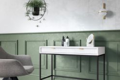 Konsolka na metalowych nóżkach z modnym wzorem NORTH dużo kolorów 2