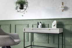 Konsolka na metalowych nóżkach z modnym wzorem NORTH dużo kolorów 4