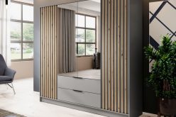 Wielkie szafy z lamelami NOLA 4D/206 - wybór kolorów 4