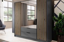 Wielkie szafy z lamelami NOLA 4D/206 - wybór kolorów 5